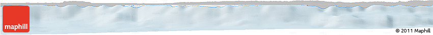 Gray Horizon Map of Ciudad De La Habana, single color outside