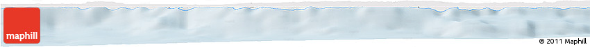 Silver Style Horizon Map of Ciudad De La Habana, single color outside