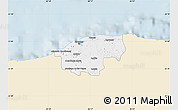 Classic Style Map of Ciudad de la Habana, single color outside
