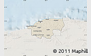 Shaded Relief Map of Ciudad de la Habana, lighten