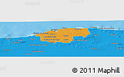 Political Panoramic Map of Ciudad de la Habana