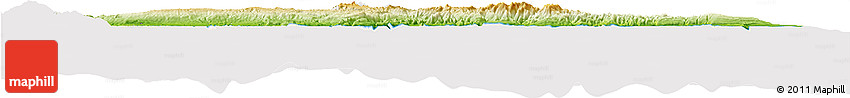 Physical Horizon Map of Guantanamo, cropped outside