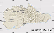 Shaded Relief Map of Guantanamo, cropped outside