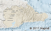 Shaded Relief Map of Guantanamo, lighten