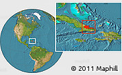 Satellite Location Map of Holguin