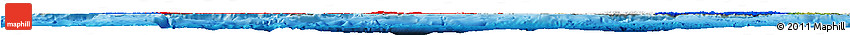 Flag Horizon Map of Cuba, satellite outside, bathymetry sea, flag rotated