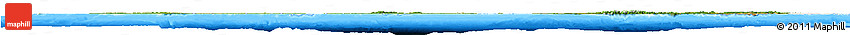 Satellite Horizon Map of Cuba, single color outside, bathymetry sea