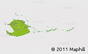 Physical 3D Map of Isla de la Juventud, cropped outside