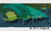 Satellite 3D Map of Isla de la Juventud, darken