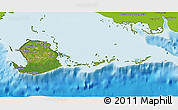 Satellite 3D Map of Isla de la Juventud, physical outside