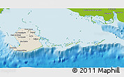 Shaded Relief 3D Map of Isla de la Juventud, physical outside