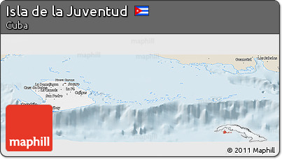 Classic Style Panoramic Map of Isla De La Juventud