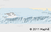 Classic Style Panoramic Map of Isla de la Juventud, single color outside