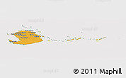 Political Panoramic Map of Isla de la Juventud, cropped outside