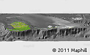 Satellite Panoramic Map of Isla de la Juventud, desaturated