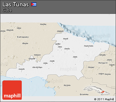 Classic Style 3D Map of Las Tunas