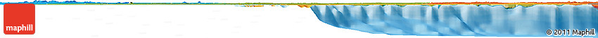 Satellite Horizon Map of Las Tunas, political outside