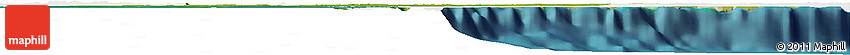 Satellite Horizon Map of Las Tunas, single color outside