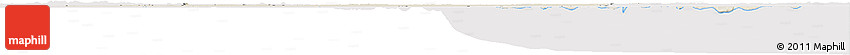 Shaded Relief Horizon Map of Las Tunas, cropped outside