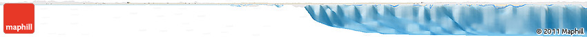 Shaded Relief Horizon Map of Las Tunas, single color outside