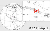 Blank Location Map of Las Tunas, highlighted country