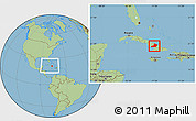 Savanna Style Location Map of Las Tunas, within the entire country