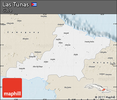 Classic Style Map of Las Tunas
