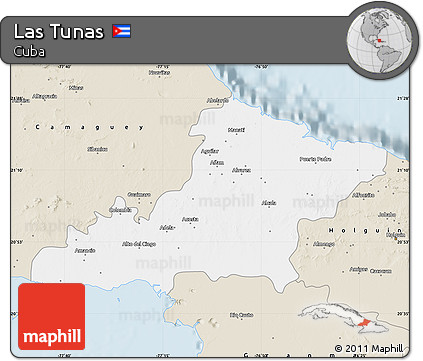 Classic Style Map of Las Tunas