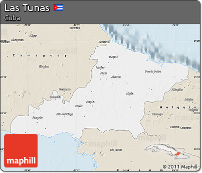 Classic Style Map of Las Tunas