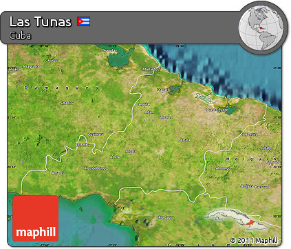 Satellite Map of Las Tunas