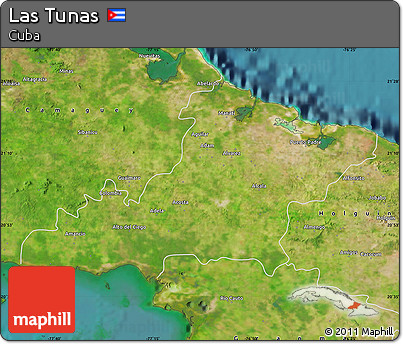 Satellite Map of Las Tunas