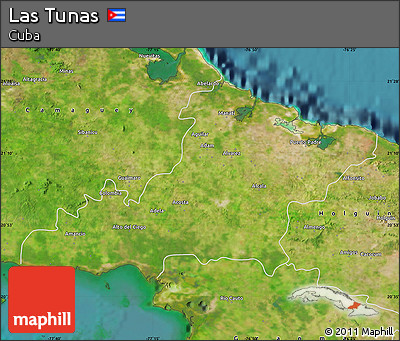 Satellite Map of Las Tunas