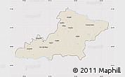 Shaded Relief Map of Las Tunas, cropped outside