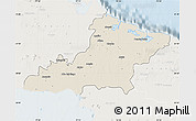 Shaded Relief Map of Las Tunas, lighten