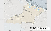 Shaded Relief Map of Las Tunas, lighten, semi-desaturated