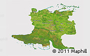 Satellite 3D Map of Matanzas, cropped outside