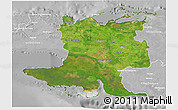 Satellite 3D Map of Matanzas, lighten, desaturated