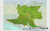 Satellite 3D Map of Matanzas, lighten
