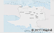 Silver Style 3D Map of Matanzas, single color outside