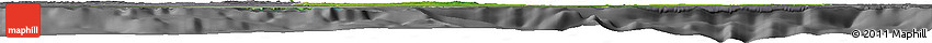 Satellite Horizon Map of Matanzas, desaturated