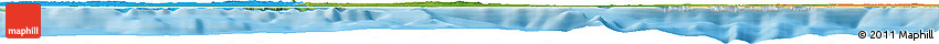 Satellite Horizon Map of Matanzas, political outside