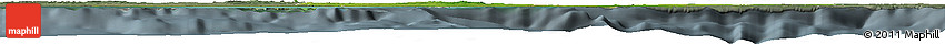 Satellite Horizon Map of Matanzas, semi-desaturated