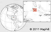 Blank Location Map of Matanzas, within the entire country