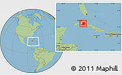 Savanna Style Location Map of Matanzas, within the entire country