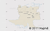Shaded Relief Map of Matanzas, cropped outside