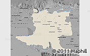 Shaded Relief Map of Matanzas, darken, desaturated