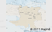 Shaded Relief Map of Matanzas, lighten
