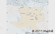 Shaded Relief Map of Matanzas, lighten, semi-desaturated