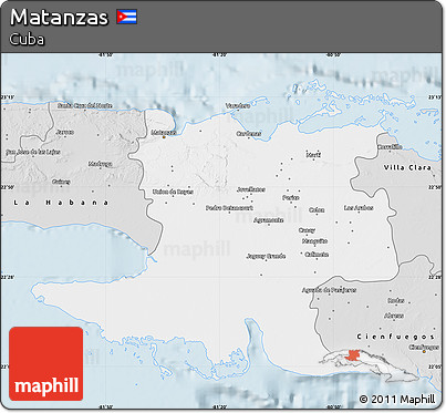 Silver Style Map of Matanzas