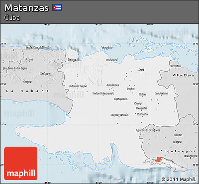 Silver Style Map of Matanzas